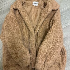 I.AM.GIA Cozy Tan Teddy Jacket